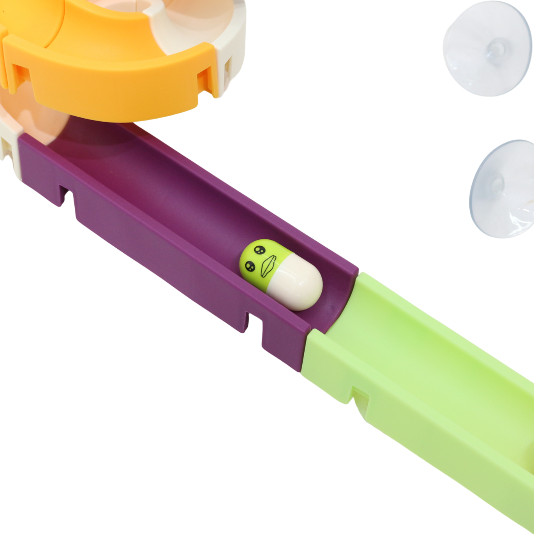 Splash & Roll Bath Track – Interactive Ball Run Water Toy for Toddlers