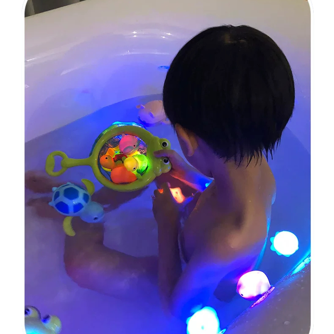 Floating Interactive Bath Toys Light-Up Fun