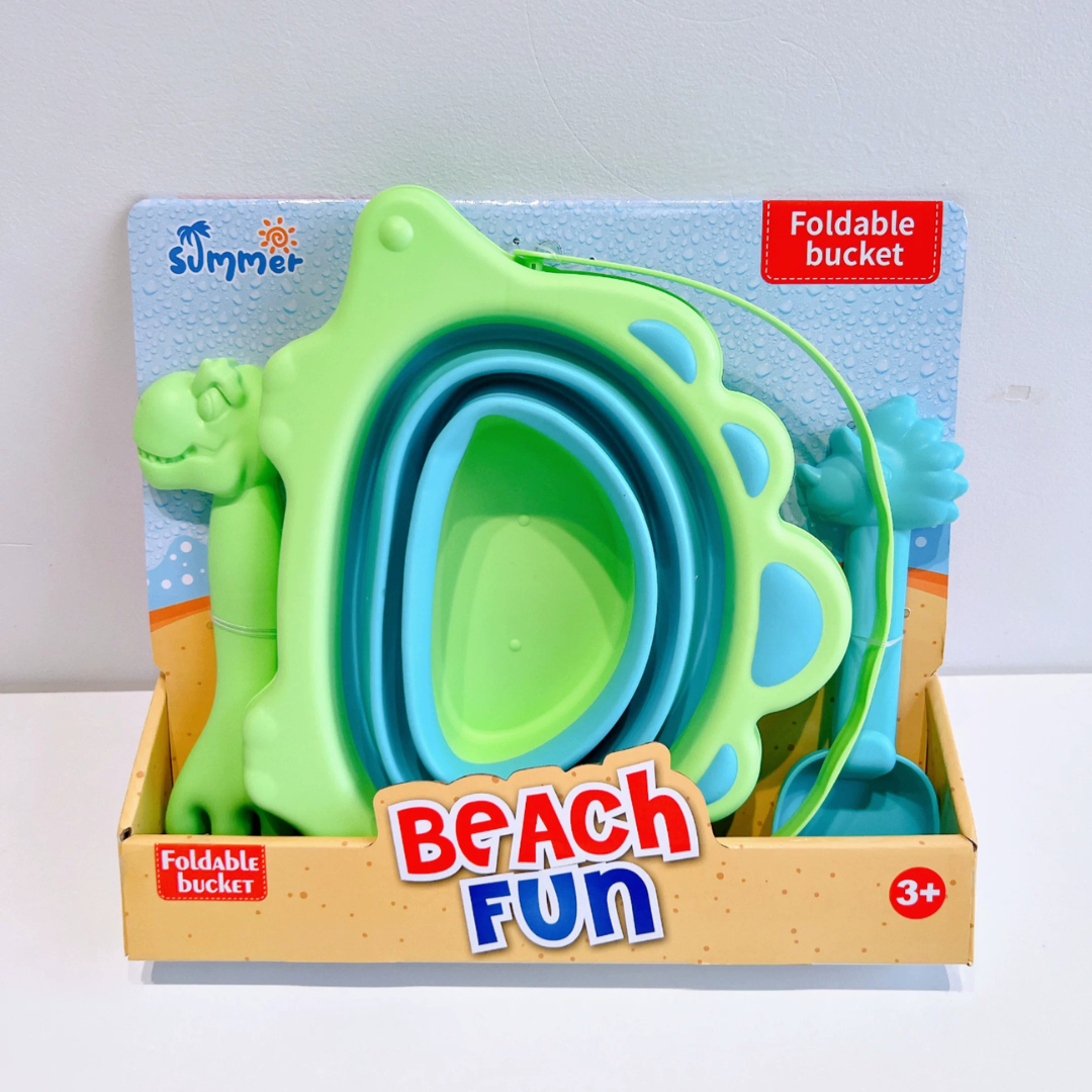Collapsible Beach Bucket Play Set