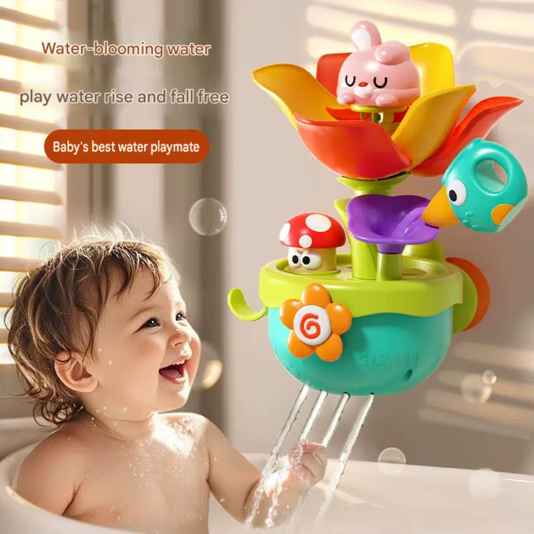 Blooming Flower Bath Waterfall Toy