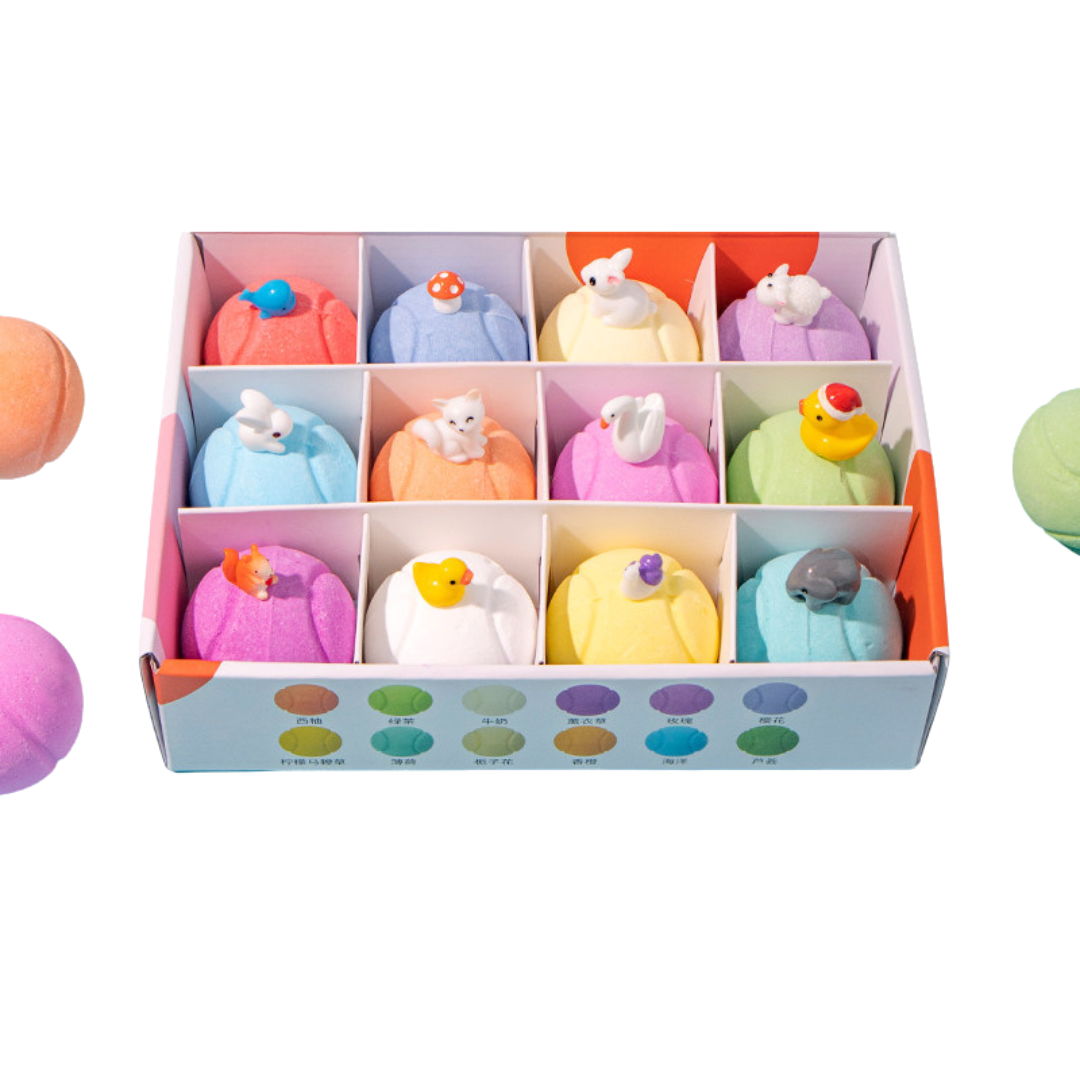 Bubbly Bath Bomb toy surprise inside set of 3 random