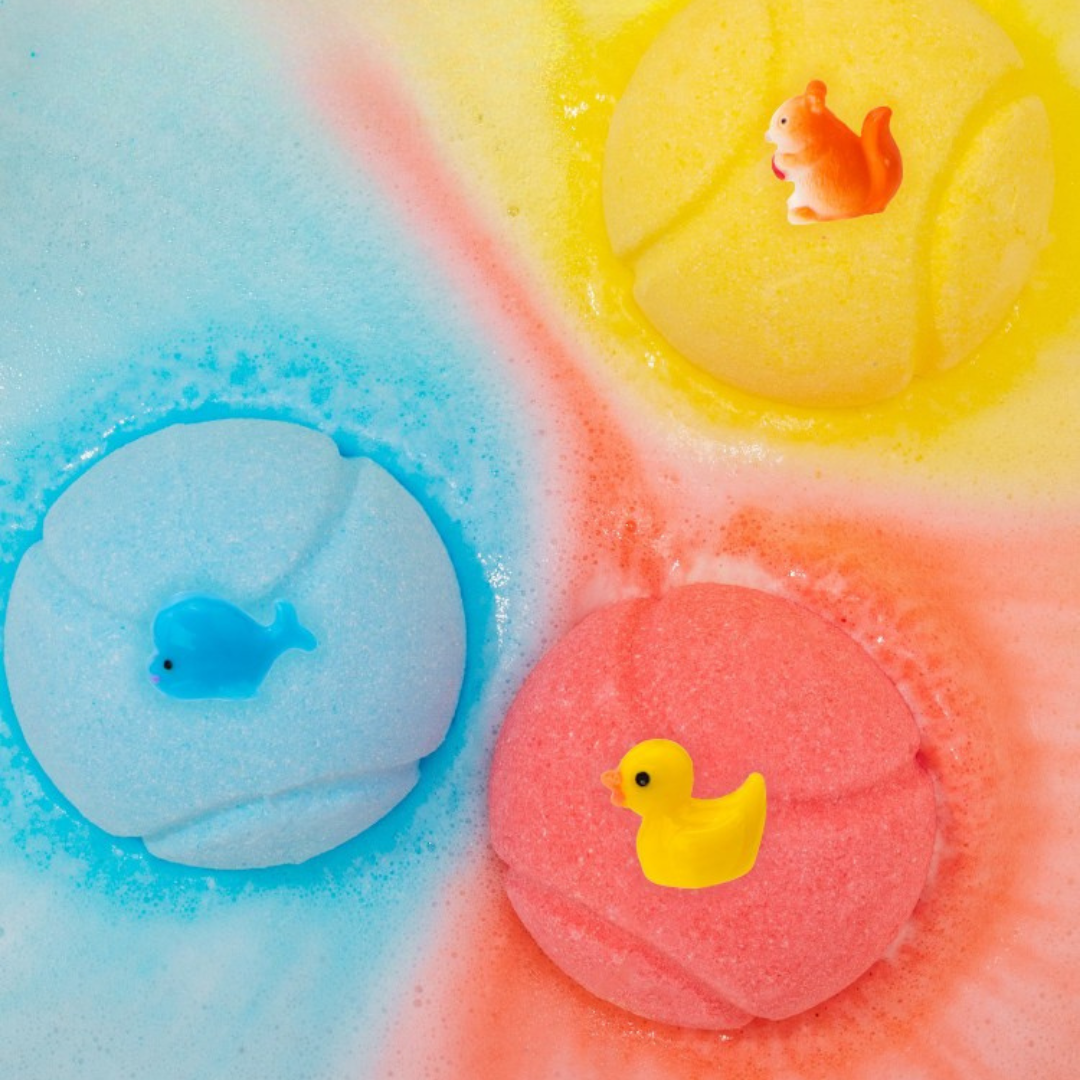 Bubbly Bath Bomb toy surprise inside set of 3 random