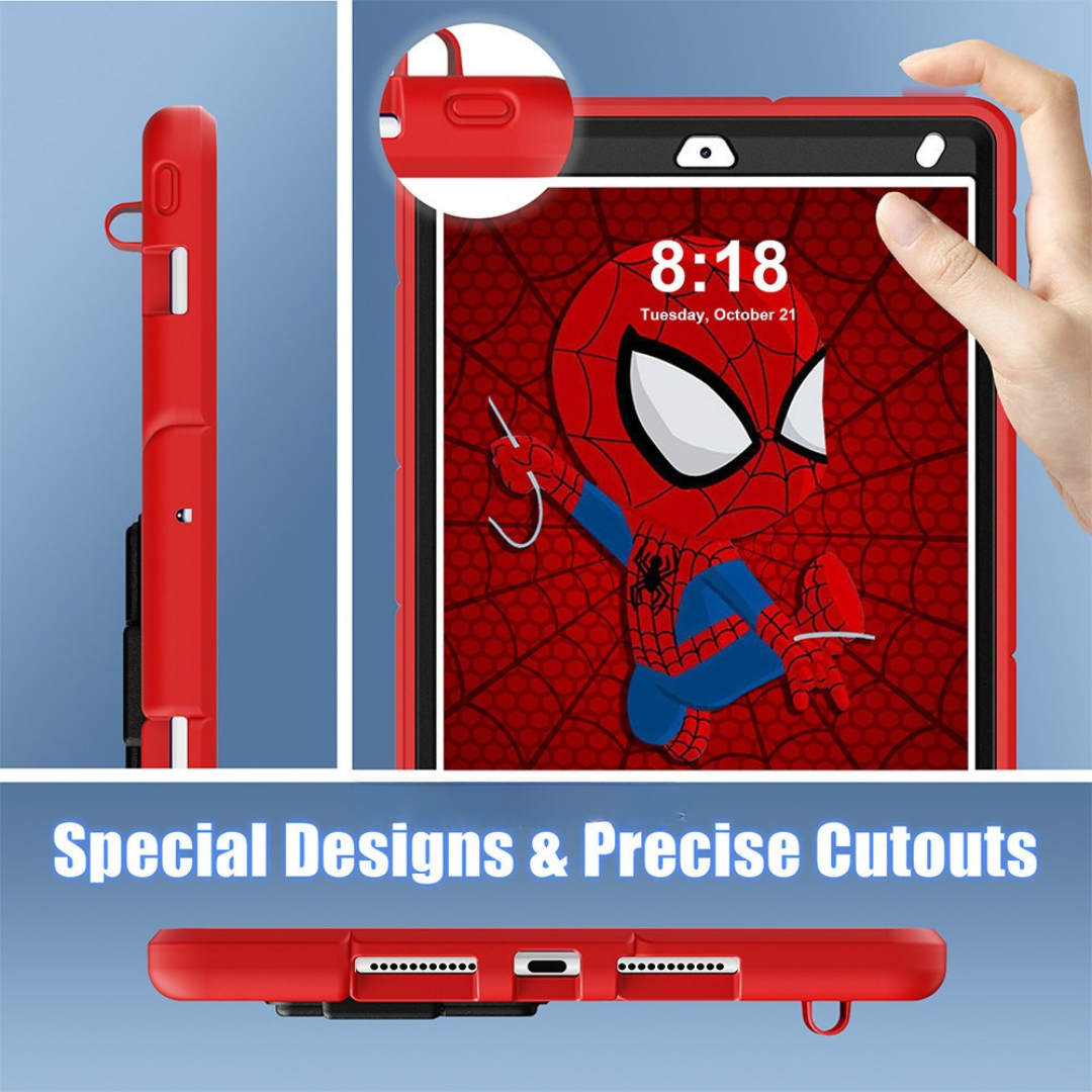 Spiderman Premium iPad Shockproof Stand Cover Protective Case
