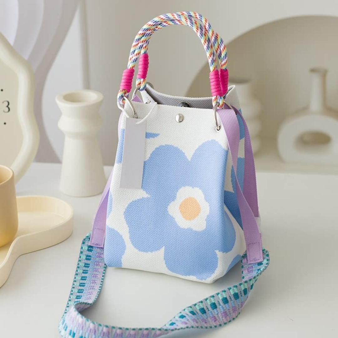 Canvas Crossbody Tote Bag