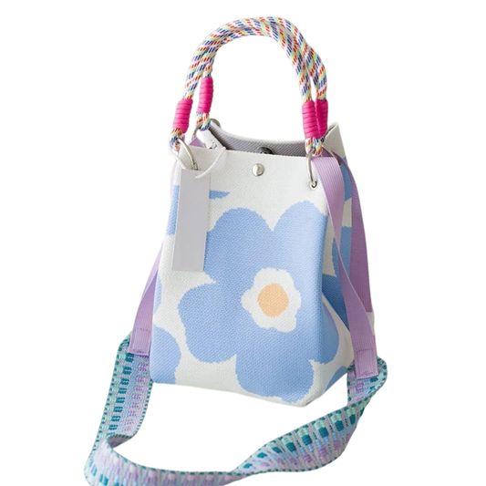 Canvas Crossbody Tote Bag