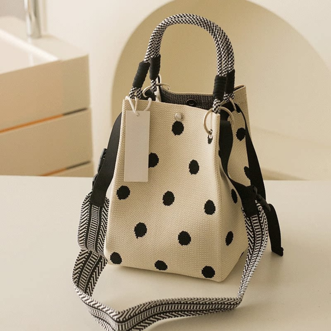Canvas Crossbody Tote Bag