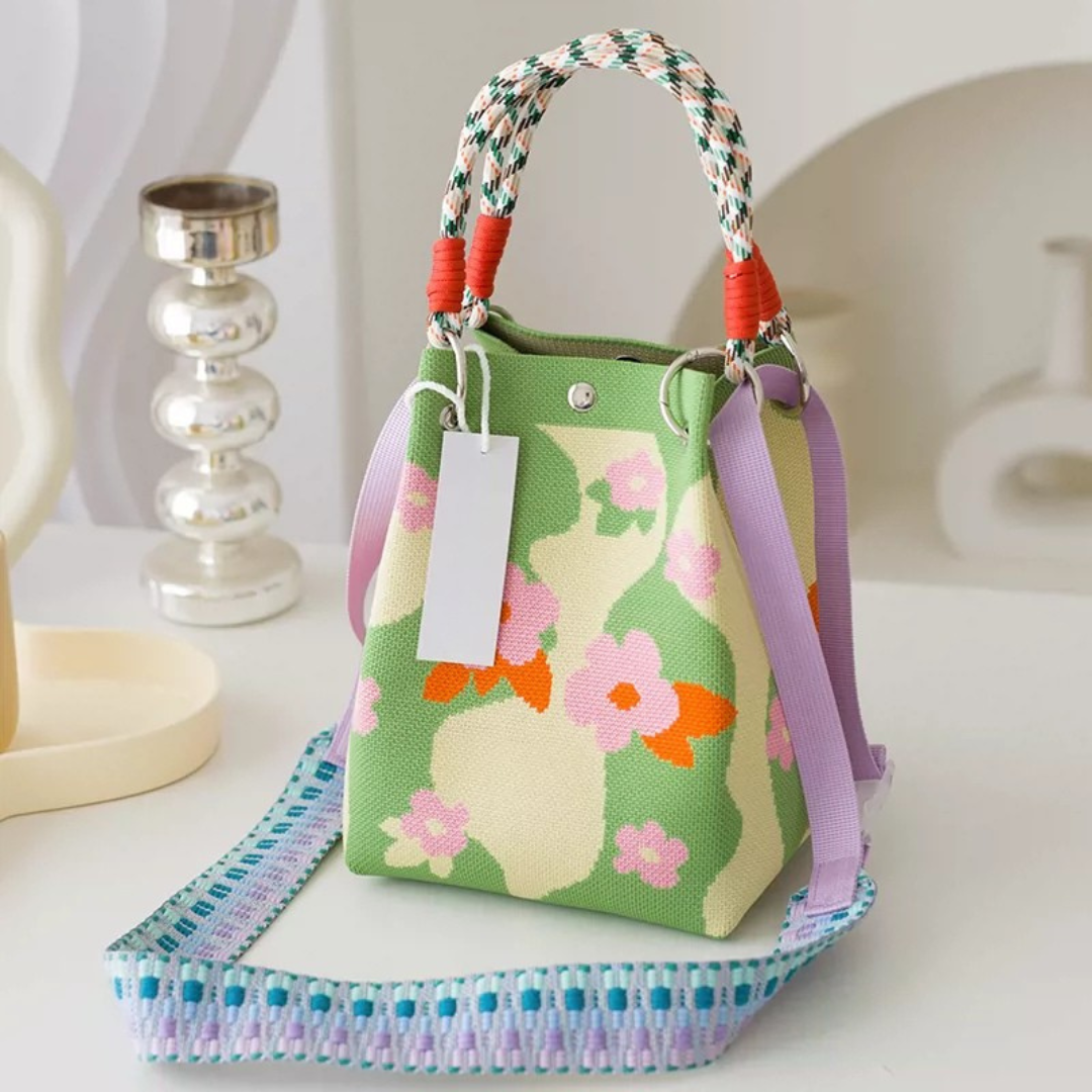 Canvas Crossbody Tote Bag