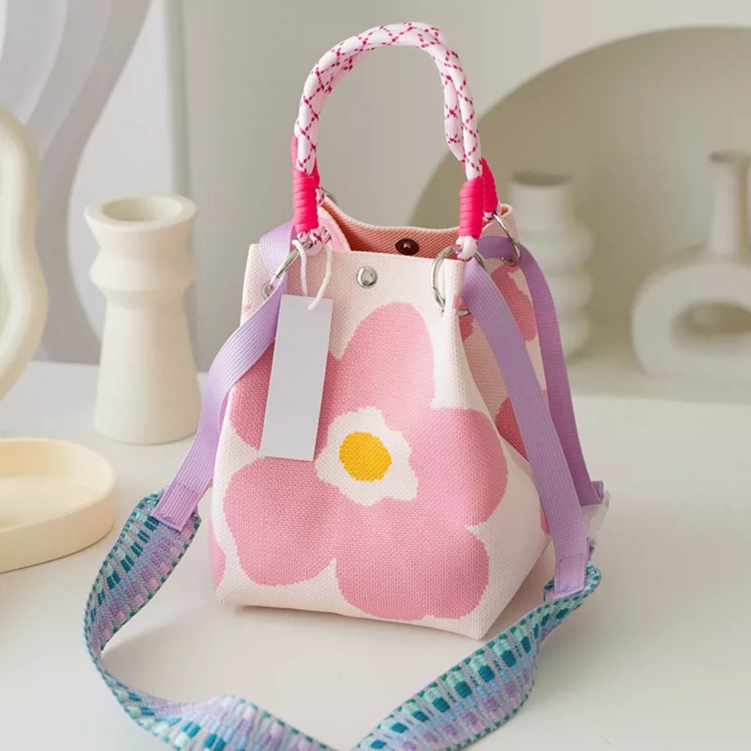 Canvas Crossbody Tote Bag