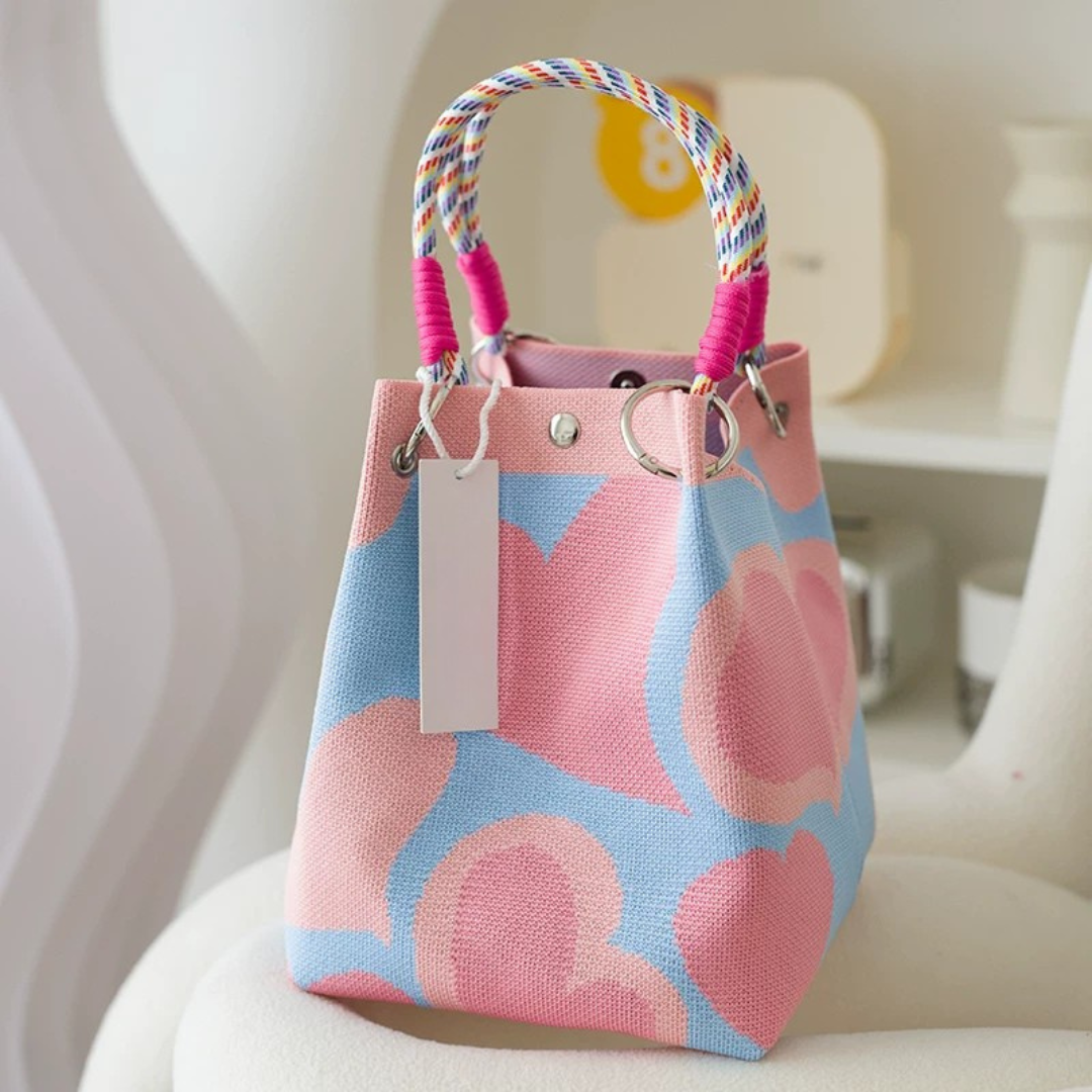 Canvas Crossbody Tote Bag