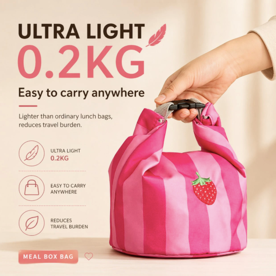Roll-Top Insulated Lunch Bag
