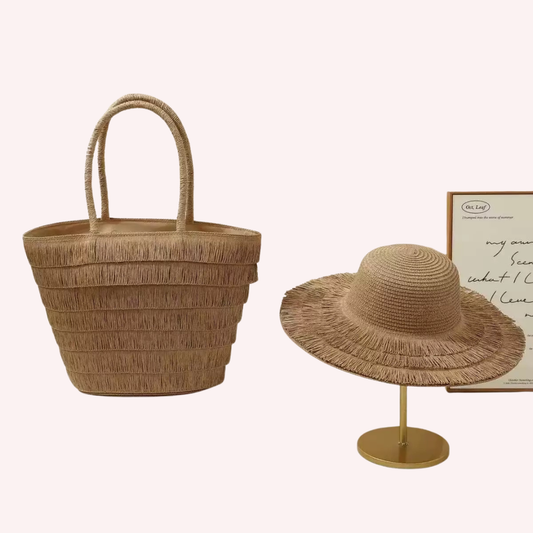 Coastal Breeze Hat & Tote Set