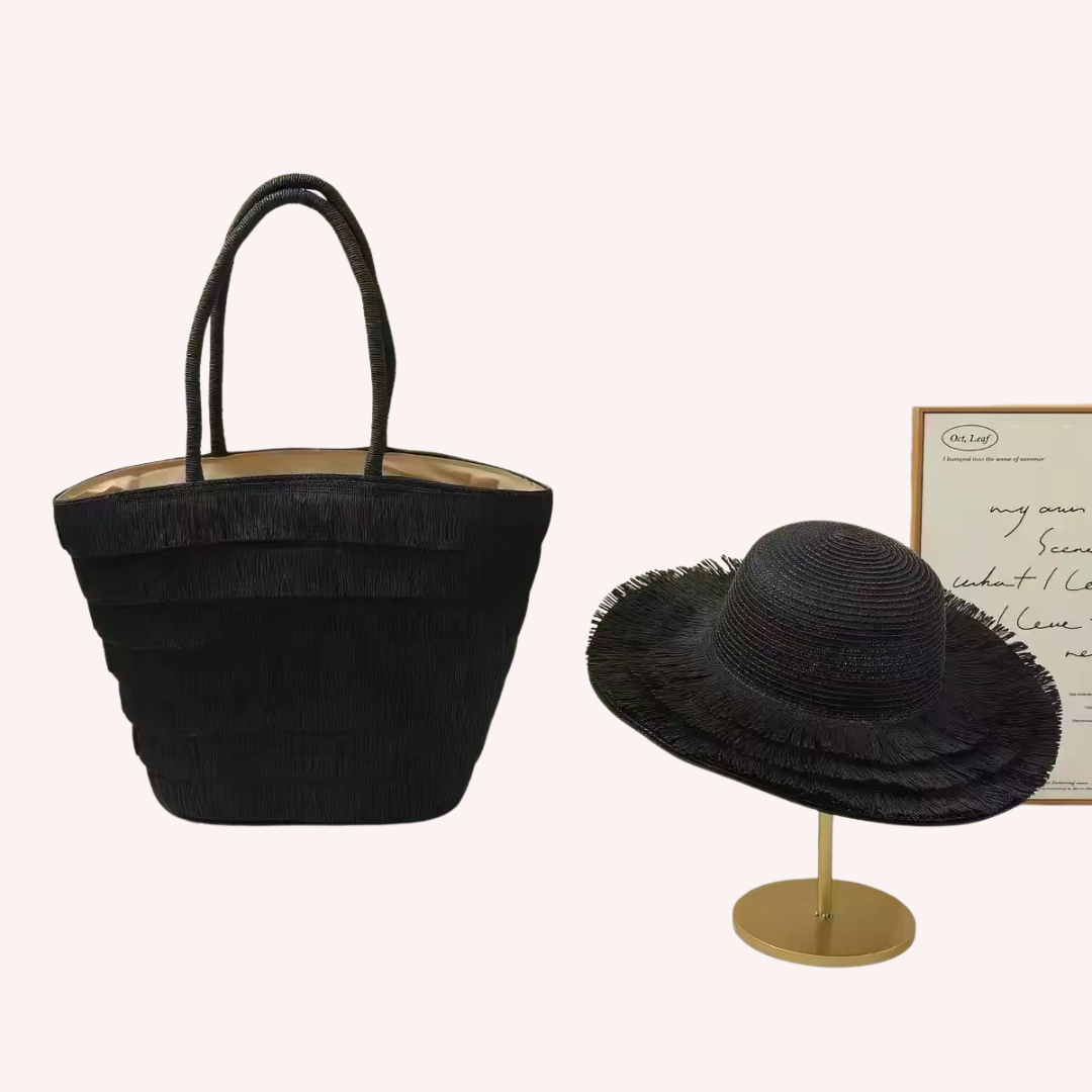 Coastal Breeze Hat & Tote Set