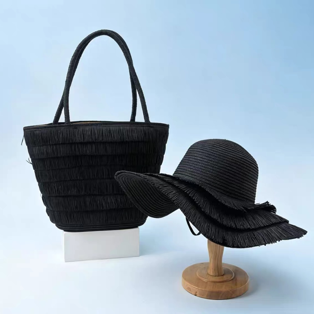 Coastal Breeze Hat & Tote Set