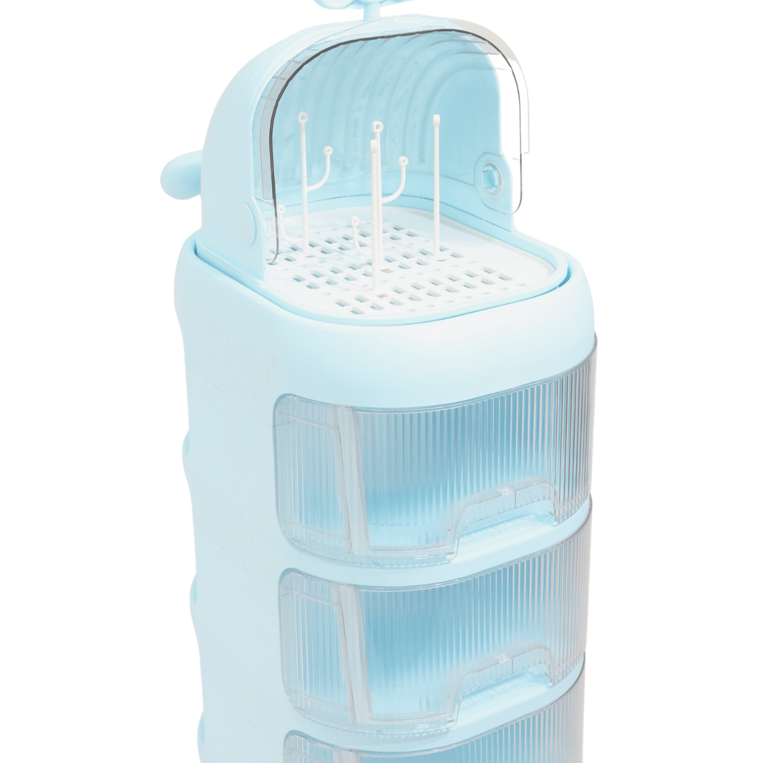 🍼 Baby Cloud Bottle Drying Bin