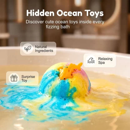 Bubbly Bath Bomb toy surprise inside set of 3 random