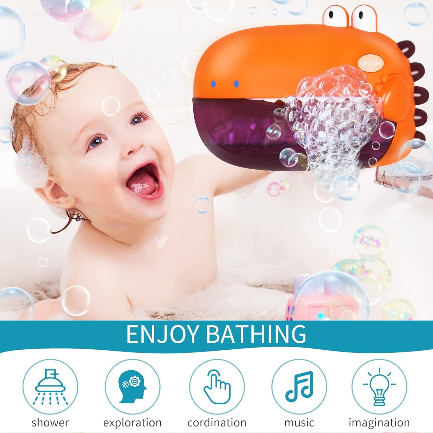 🦖 Interactive Dino Bath Toy –  Baby & Toddler Water Toy
