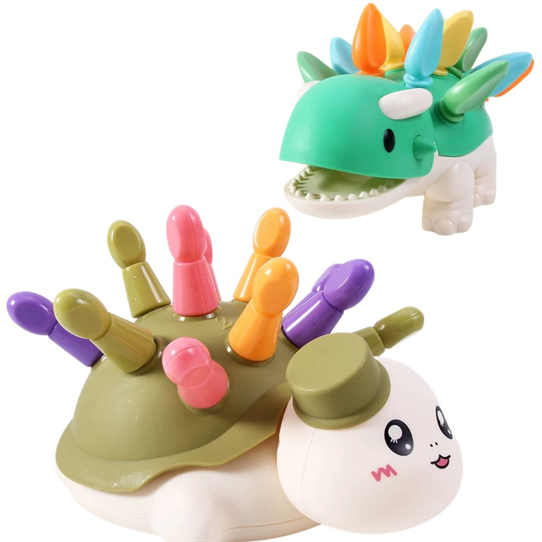Montessori  Sorting and Counting Toy - Fine Motor Sensory Puzzle Toy