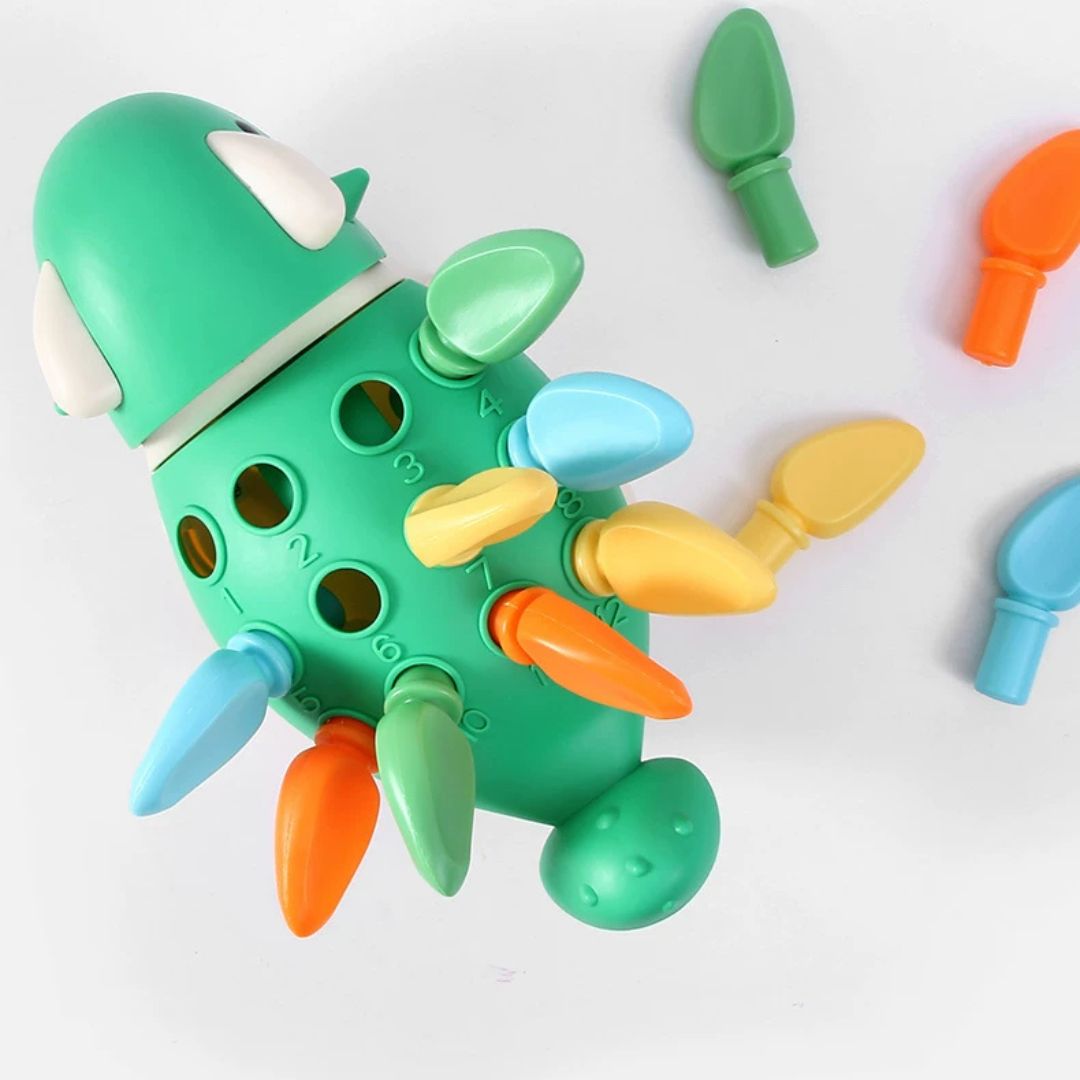 Montessori  Sorting and Counting Toy - Fine Motor Sensory Puzzle Toy