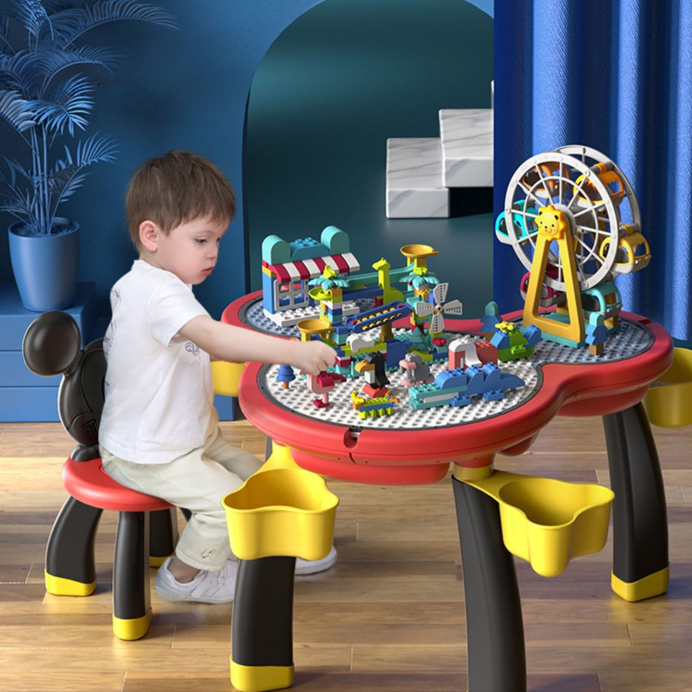 Disney Baby Multifunctional Lego Table Set